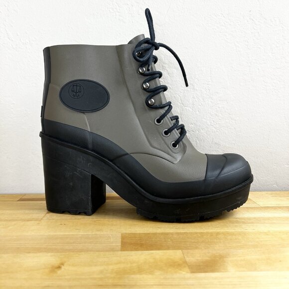 Hunter Shoes - Hunter Gray and Black Winter Boots